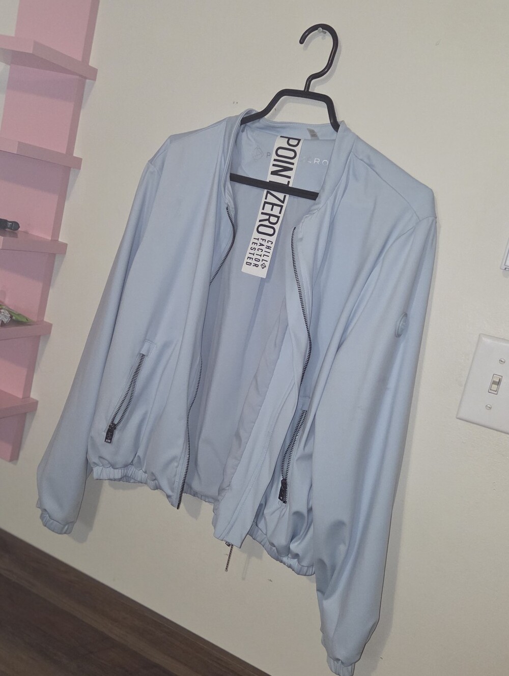 Point Zero Pale Blue Women's Bomber Jacket
